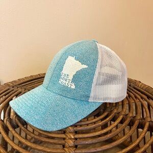 Blue and White Trucker Hat